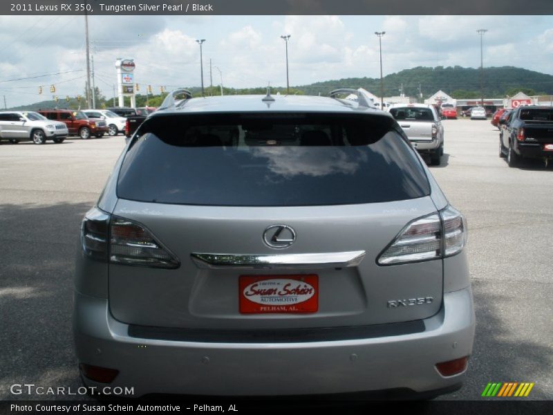 Tungsten Silver Pearl / Black 2011 Lexus RX 350