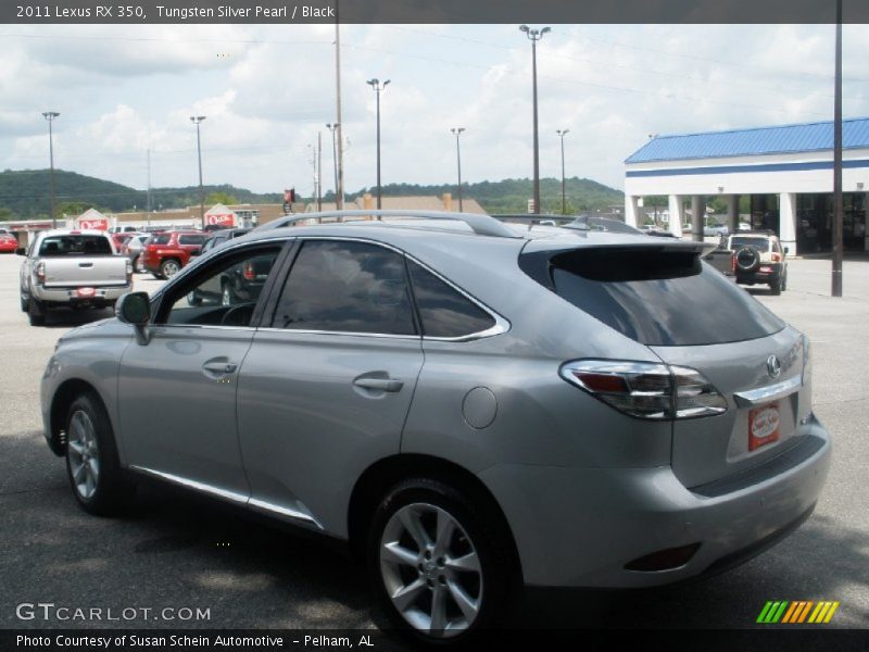 Tungsten Silver Pearl / Black 2011 Lexus RX 350