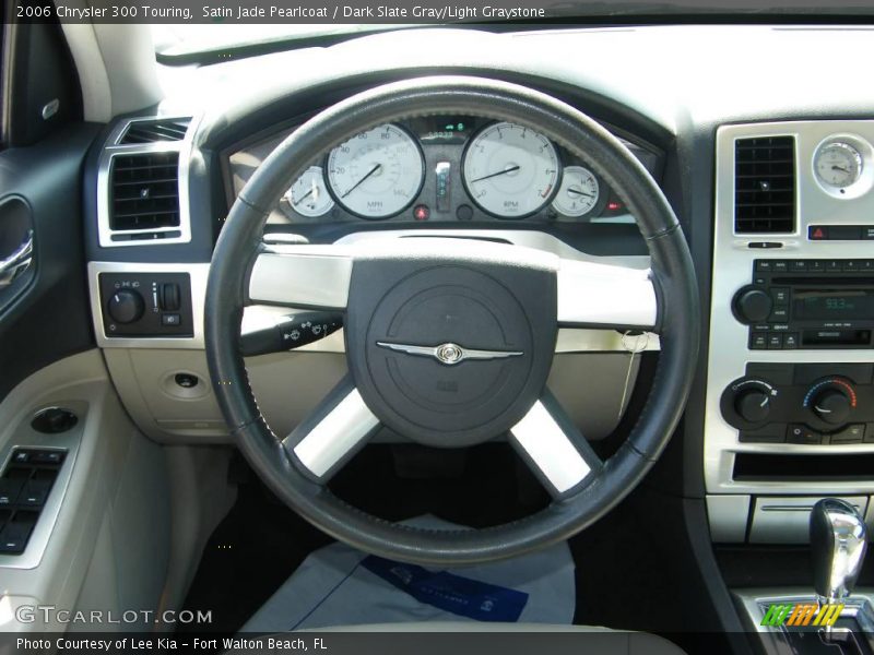 Satin Jade Pearlcoat / Dark Slate Gray/Light Graystone 2006 Chrysler 300 Touring