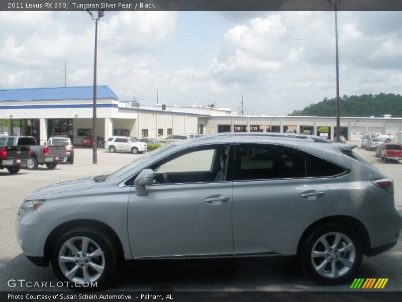 Tungsten Silver Pearl / Black 2011 Lexus RX 350