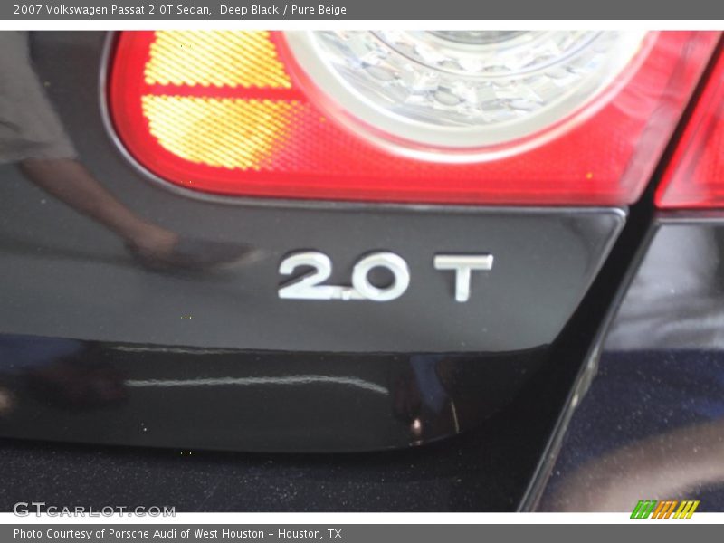 Deep Black / Pure Beige 2007 Volkswagen Passat 2.0T Sedan