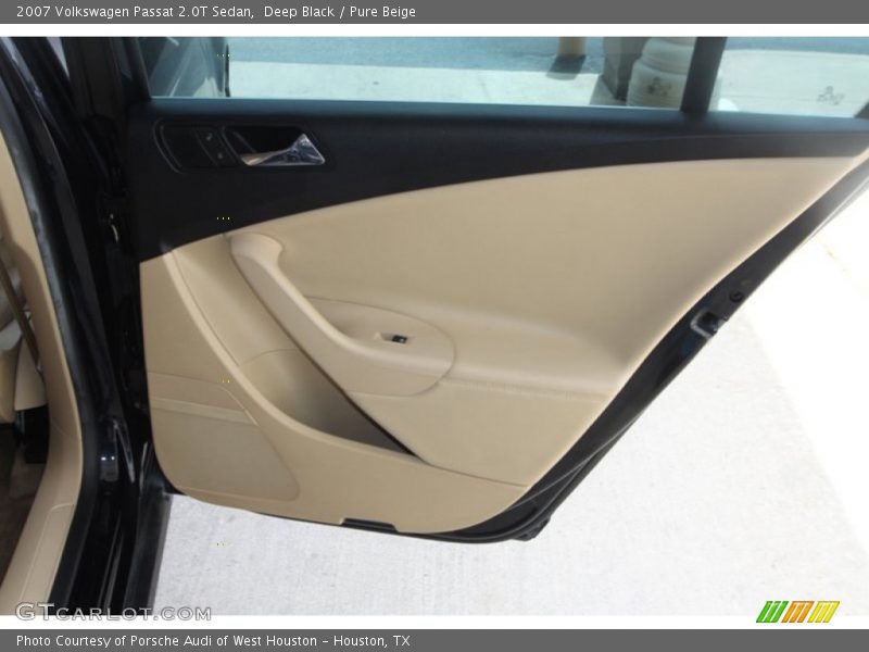 Deep Black / Pure Beige 2007 Volkswagen Passat 2.0T Sedan