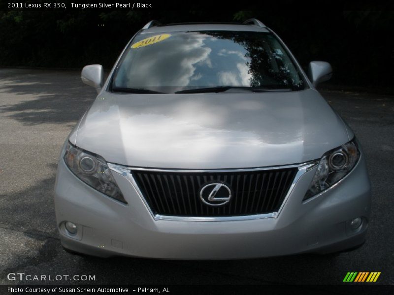 Tungsten Silver Pearl / Black 2011 Lexus RX 350