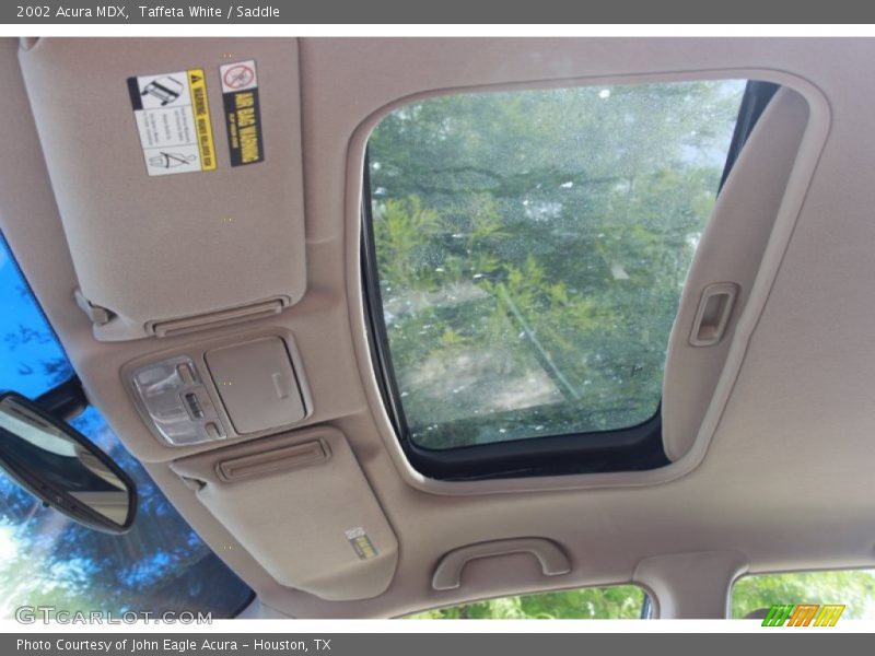 Taffeta White / Saddle 2002 Acura MDX