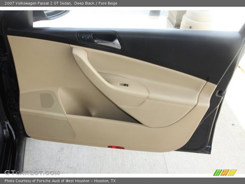 Deep Black / Pure Beige 2007 Volkswagen Passat 2.0T Sedan