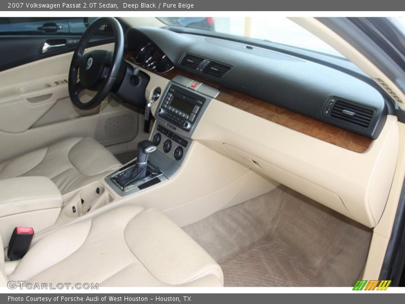 Deep Black / Pure Beige 2007 Volkswagen Passat 2.0T Sedan