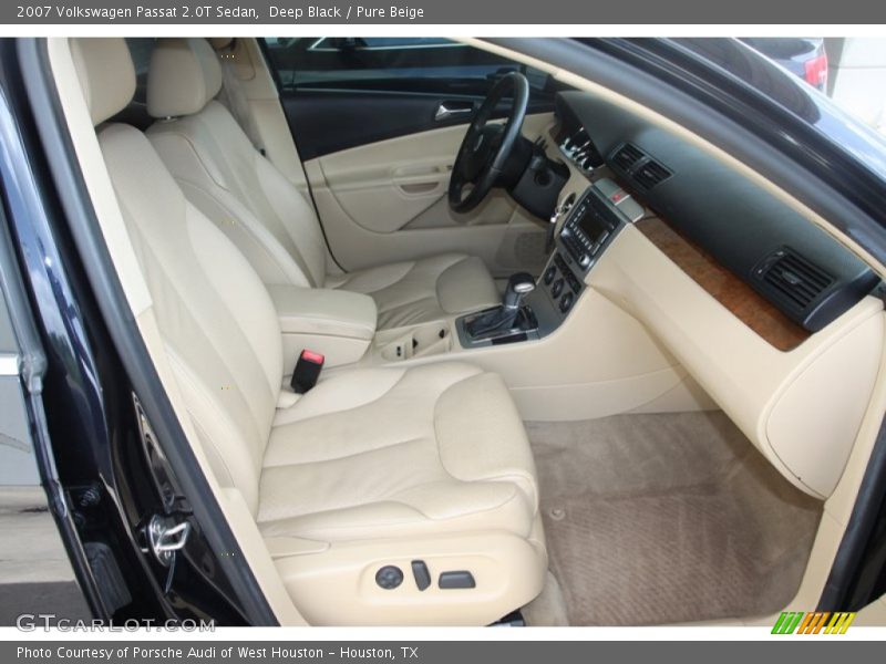 Deep Black / Pure Beige 2007 Volkswagen Passat 2.0T Sedan