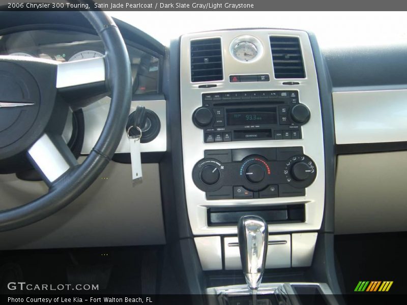 Satin Jade Pearlcoat / Dark Slate Gray/Light Graystone 2006 Chrysler 300 Touring