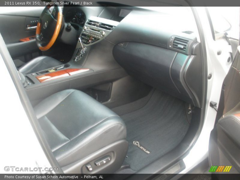 Tungsten Silver Pearl / Black 2011 Lexus RX 350