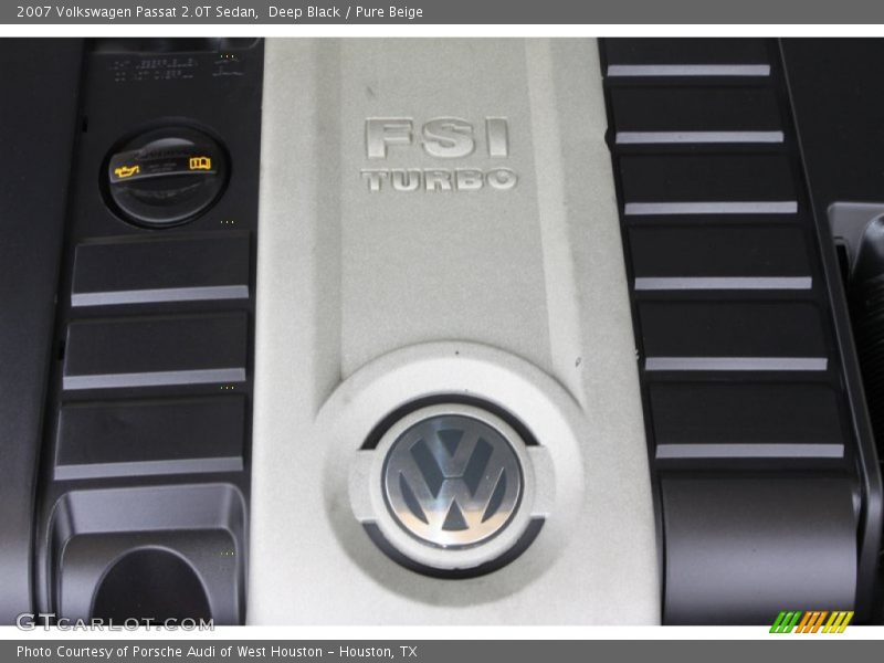 Deep Black / Pure Beige 2007 Volkswagen Passat 2.0T Sedan