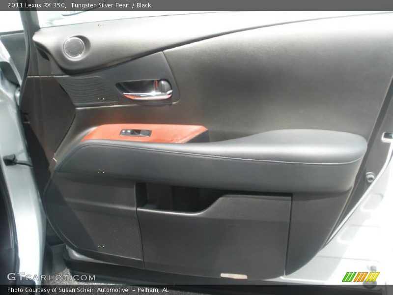 Tungsten Silver Pearl / Black 2011 Lexus RX 350