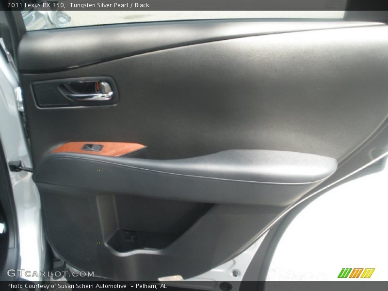 Tungsten Silver Pearl / Black 2011 Lexus RX 350