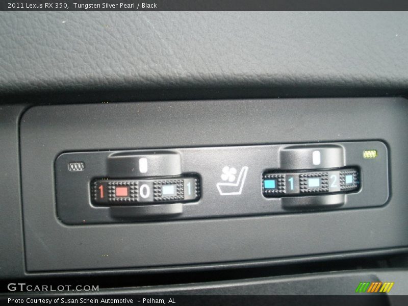 Tungsten Silver Pearl / Black 2011 Lexus RX 350