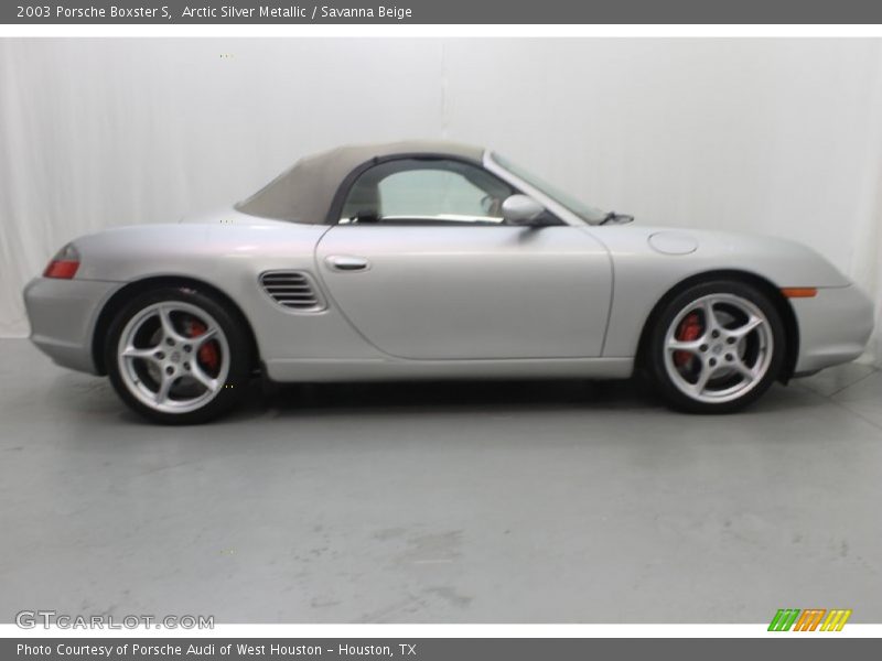 Arctic Silver Metallic / Savanna Beige 2003 Porsche Boxster S