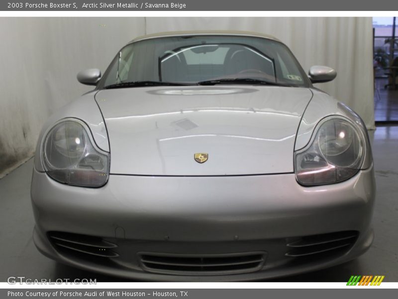 Arctic Silver Metallic / Savanna Beige 2003 Porsche Boxster S