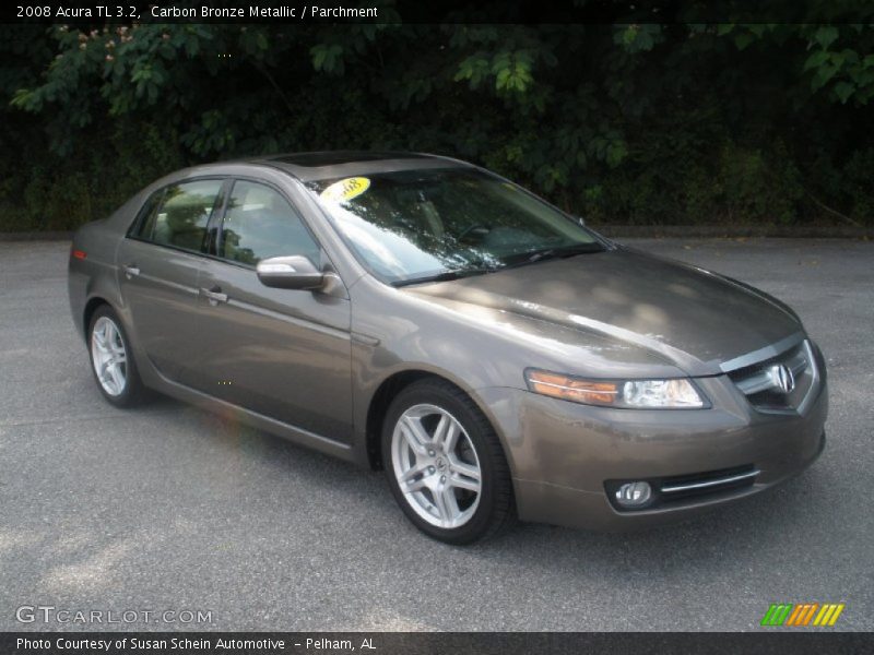 Carbon Bronze Metallic / Parchment 2008 Acura TL 3.2