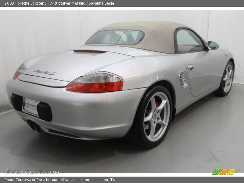 Arctic Silver Metallic / Savanna Beige 2003 Porsche Boxster S