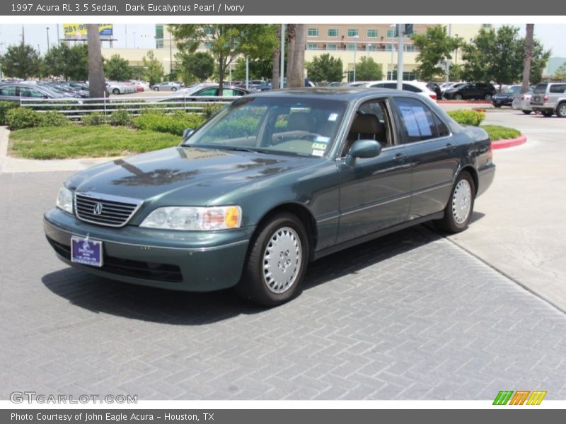 Dark Eucalyptus Pearl / Ivory 1997 Acura RL 3.5 Sedan