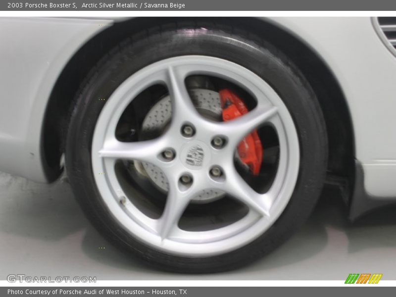 Arctic Silver Metallic / Savanna Beige 2003 Porsche Boxster S