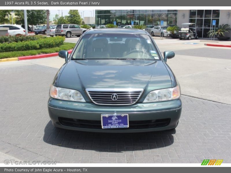 Dark Eucalyptus Pearl / Ivory 1997 Acura RL 3.5 Sedan
