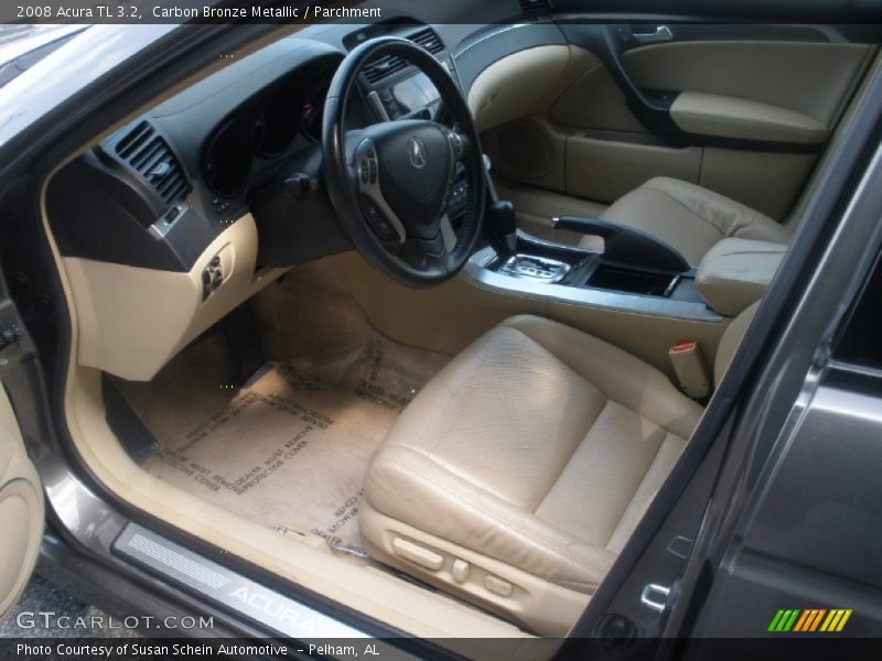 Carbon Bronze Metallic / Parchment 2008 Acura TL 3.2