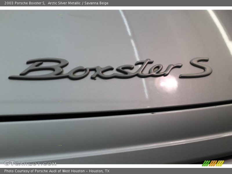 Arctic Silver Metallic / Savanna Beige 2003 Porsche Boxster S