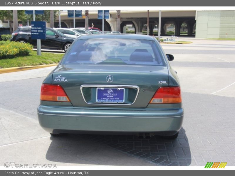 Dark Eucalyptus Pearl / Ivory 1997 Acura RL 3.5 Sedan