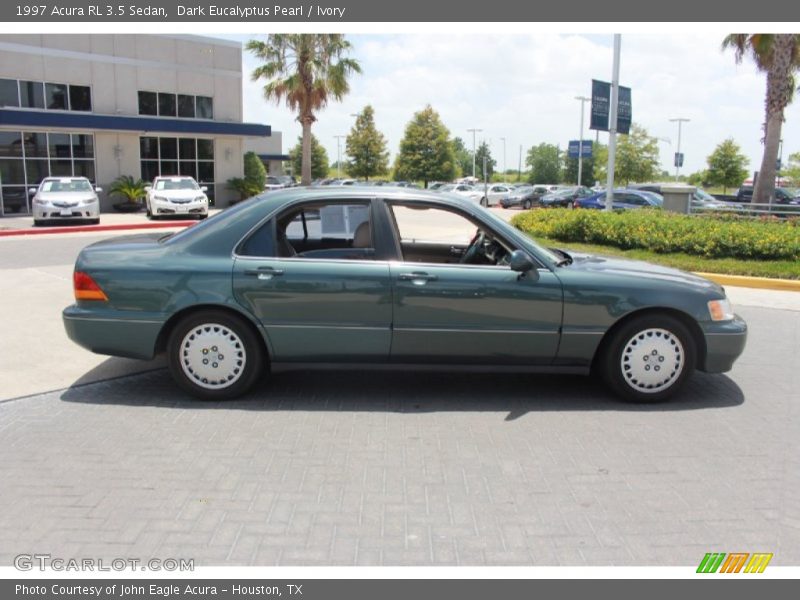 Dark Eucalyptus Pearl / Ivory 1997 Acura RL 3.5 Sedan