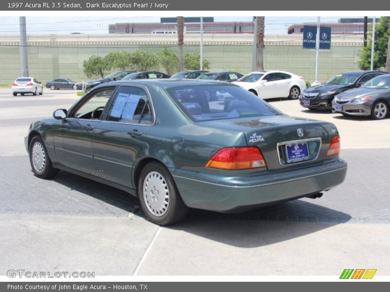 Dark Eucalyptus Pearl / Ivory 1997 Acura RL 3.5 Sedan