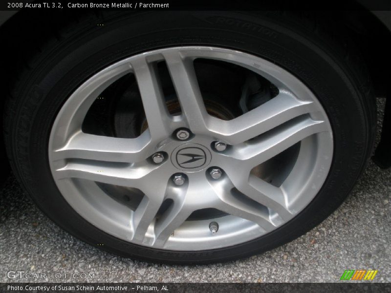 Carbon Bronze Metallic / Parchment 2008 Acura TL 3.2