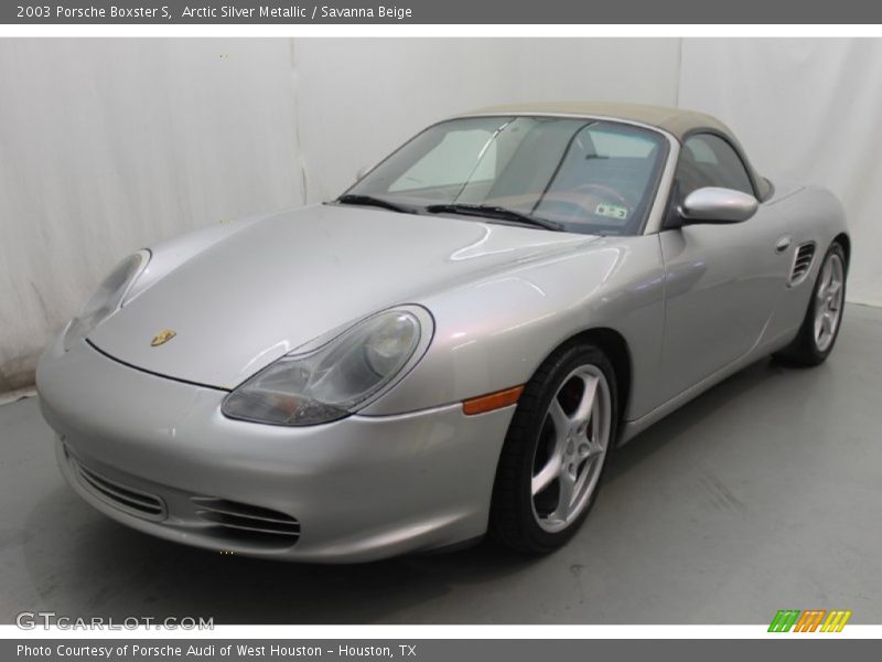 Arctic Silver Metallic / Savanna Beige 2003 Porsche Boxster S
