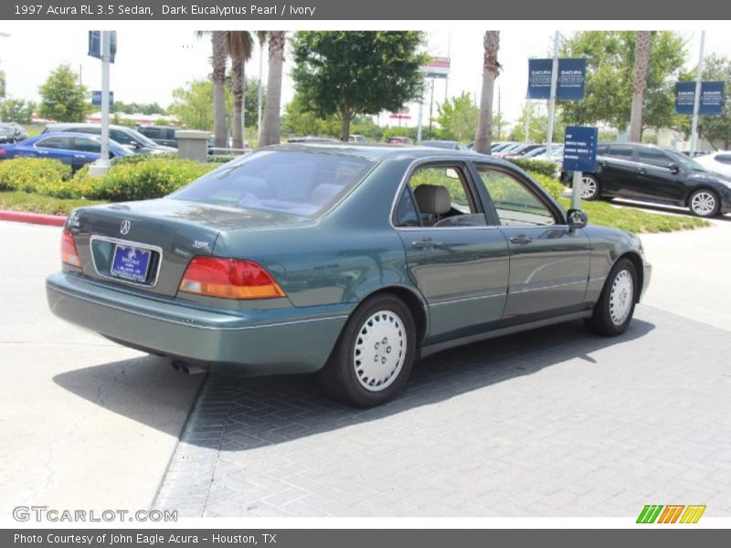 Dark Eucalyptus Pearl / Ivory 1997 Acura RL 3.5 Sedan