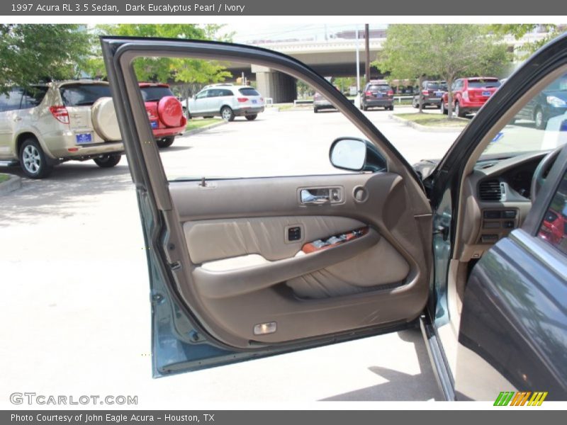 Dark Eucalyptus Pearl / Ivory 1997 Acura RL 3.5 Sedan