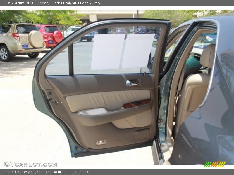 Dark Eucalyptus Pearl / Ivory 1997 Acura RL 3.5 Sedan