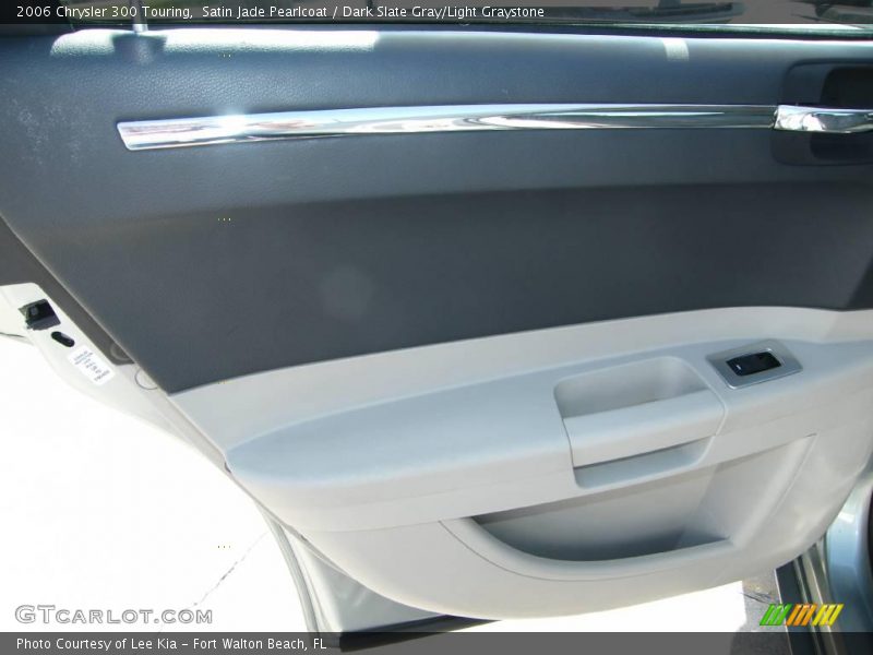 Satin Jade Pearlcoat / Dark Slate Gray/Light Graystone 2006 Chrysler 300 Touring