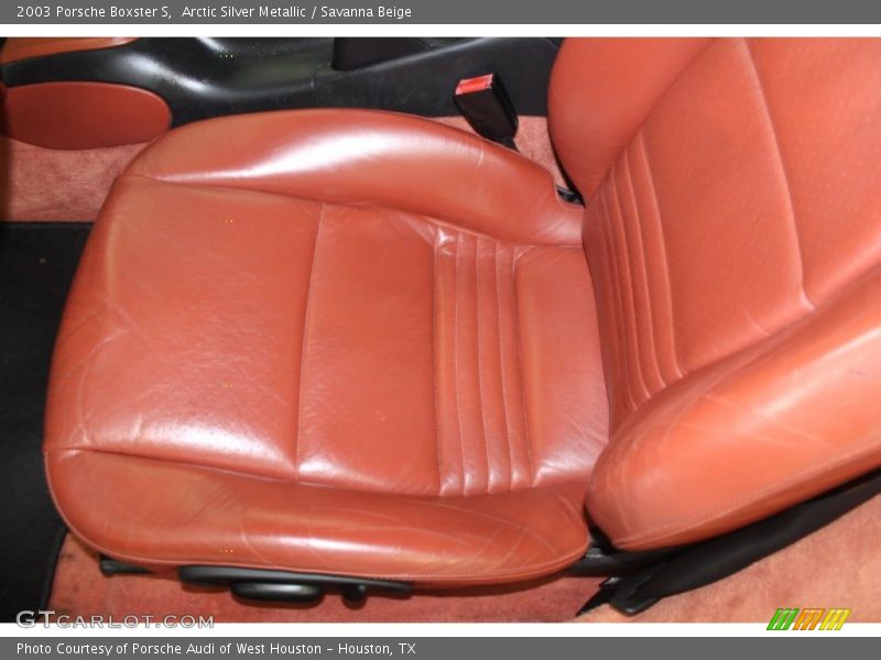 Arctic Silver Metallic / Savanna Beige 2003 Porsche Boxster S