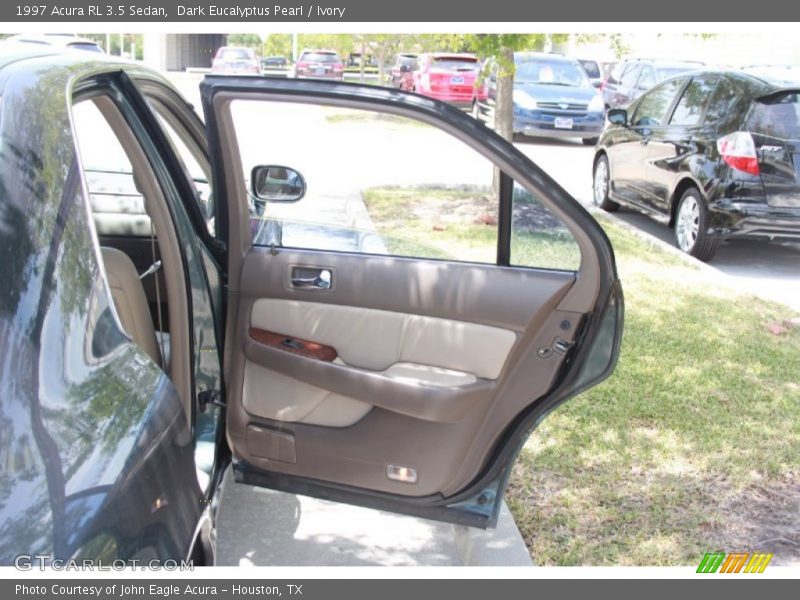 Dark Eucalyptus Pearl / Ivory 1997 Acura RL 3.5 Sedan