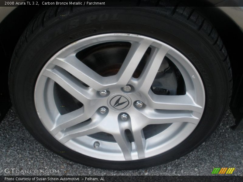 Carbon Bronze Metallic / Parchment 2008 Acura TL 3.2