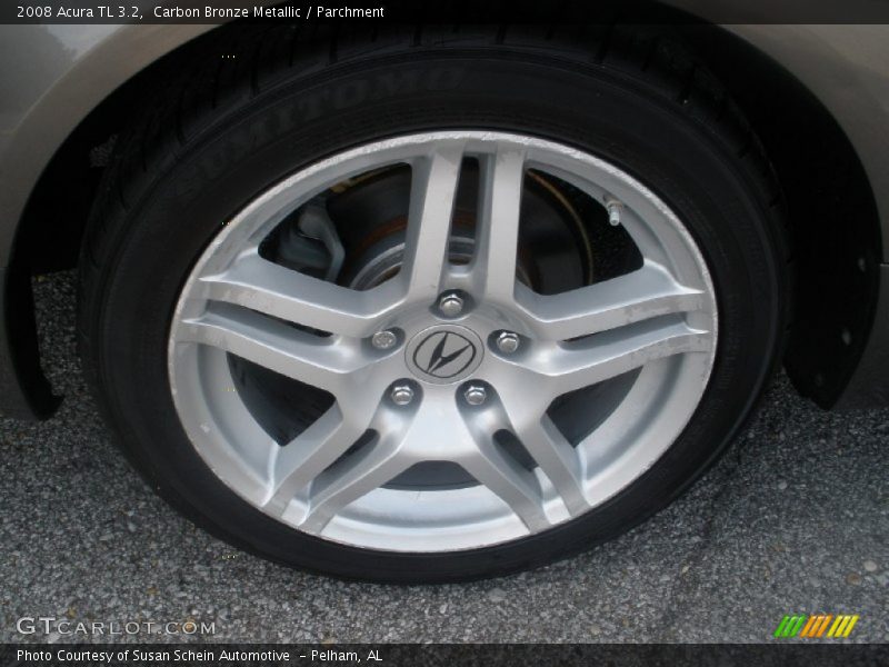 Carbon Bronze Metallic / Parchment 2008 Acura TL 3.2