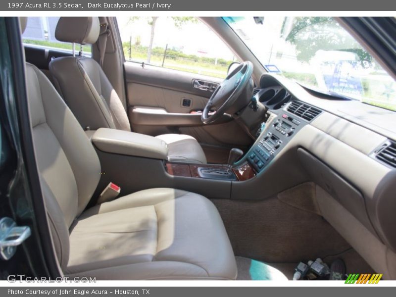 Dark Eucalyptus Pearl / Ivory 1997 Acura RL 3.5 Sedan