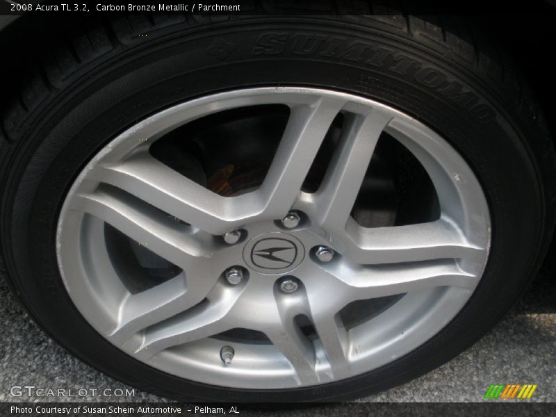Carbon Bronze Metallic / Parchment 2008 Acura TL 3.2