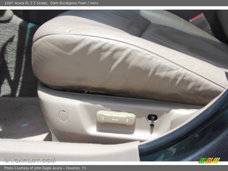 Dark Eucalyptus Pearl / Ivory 1997 Acura RL 3.5 Sedan