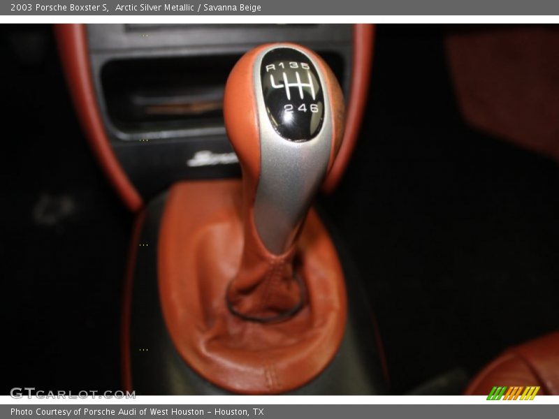 Arctic Silver Metallic / Savanna Beige 2003 Porsche Boxster S