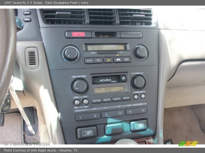 Controls of 1997 RL 3.5 Sedan