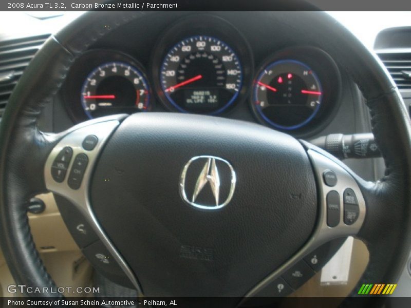 Carbon Bronze Metallic / Parchment 2008 Acura TL 3.2