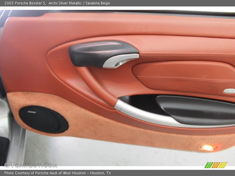 Arctic Silver Metallic / Savanna Beige 2003 Porsche Boxster S