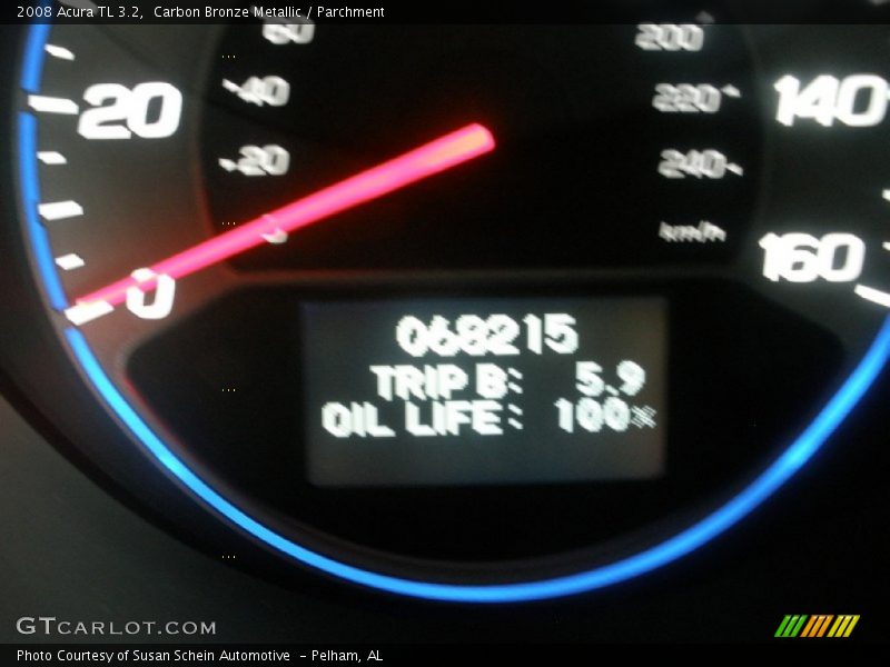 Carbon Bronze Metallic / Parchment 2008 Acura TL 3.2
