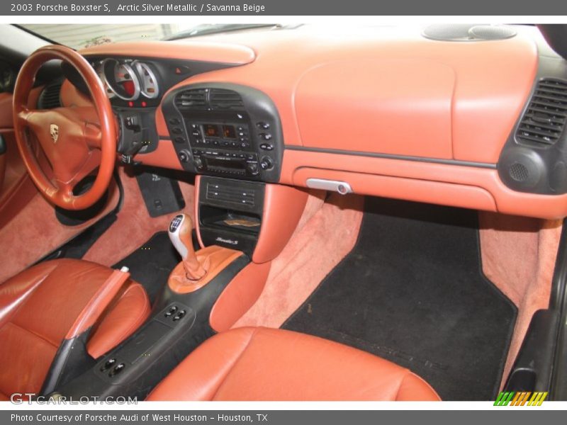Arctic Silver Metallic / Savanna Beige 2003 Porsche Boxster S