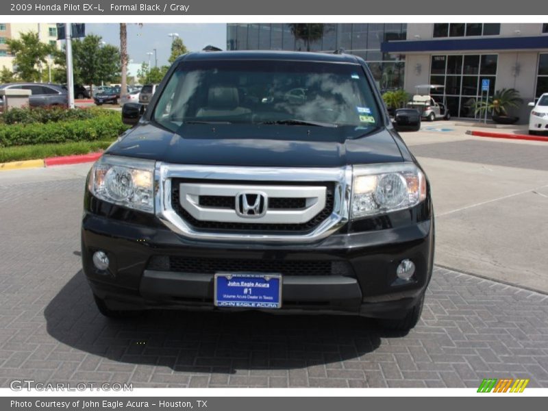 Formal Black / Gray 2009 Honda Pilot EX-L