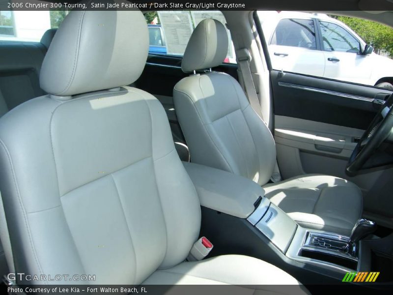 Satin Jade Pearlcoat / Dark Slate Gray/Light Graystone 2006 Chrysler 300 Touring